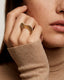 Serti Clos ring, Small Size