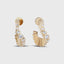 Serti Clos Earrings, Large Size