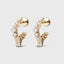 Serti Clos Boucles d'Oreilles, Mini Modèle