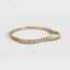 Bracelet Serti Clos grand modèle en or 18 carats serti de diamants